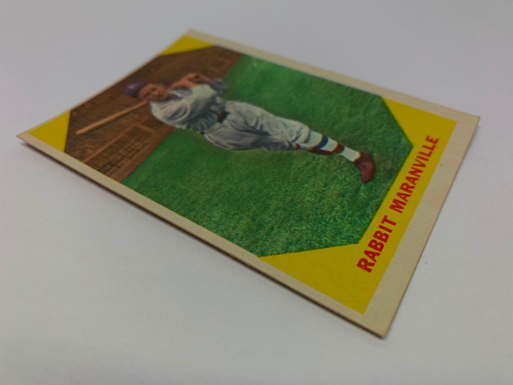 (5) 1960 Fleer Baseball Greats Cards