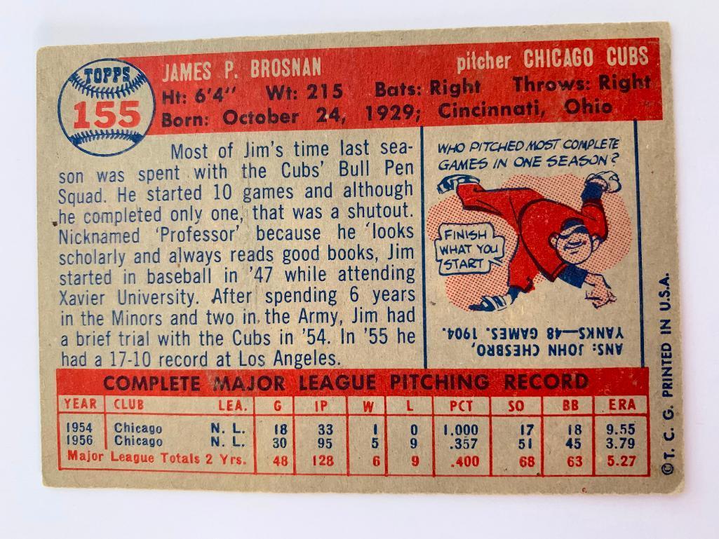 (4) 1957 Topps Baseball Cards