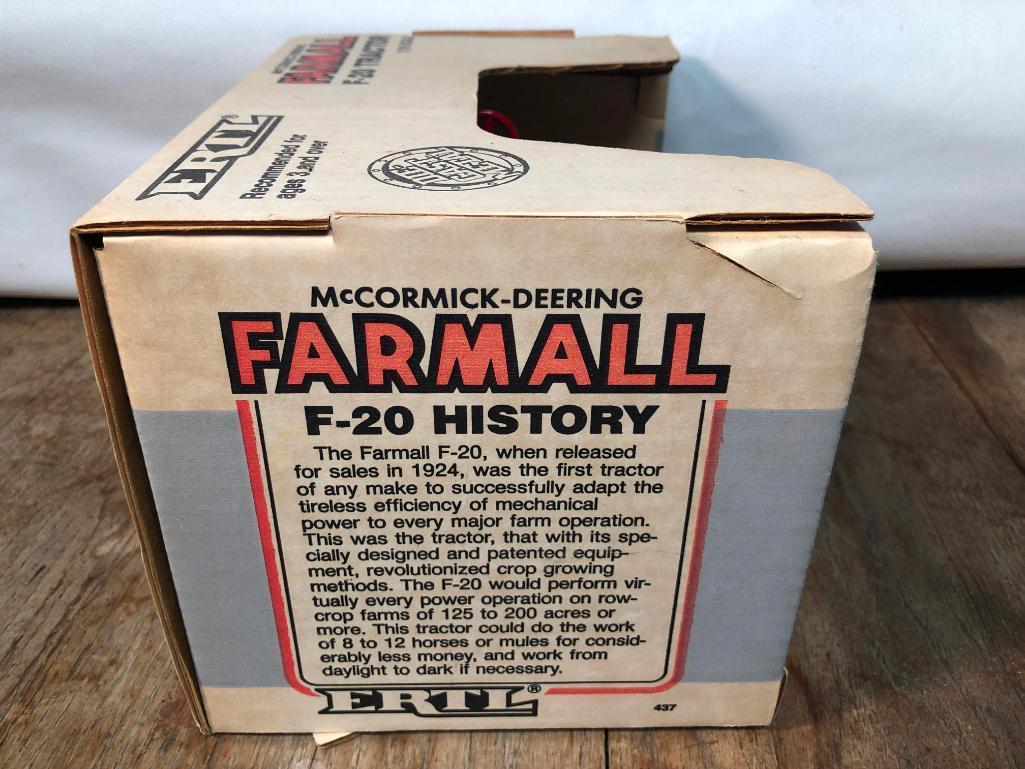 Ertl McCormick-Deering Farmall F-20 Tractor