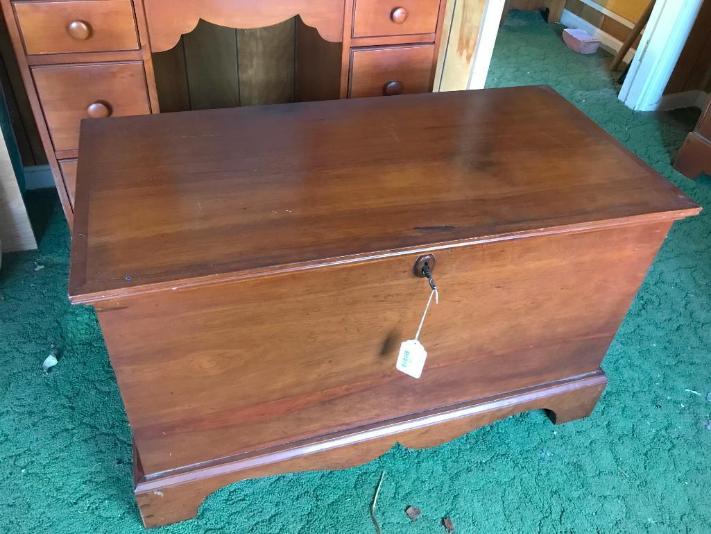 Cherry & Popular Dovetailed Blanket Chest