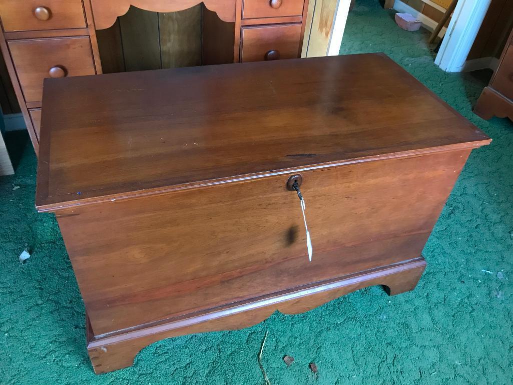 Cherry & Popular Dovetailed Blanket Chest