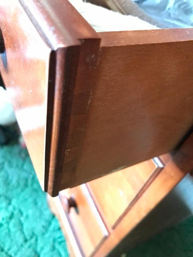 Vintage Maple Vanity W/Matching Stool