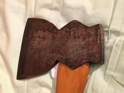 Early Broad Axe W/Handle By Douglas Axe Company"