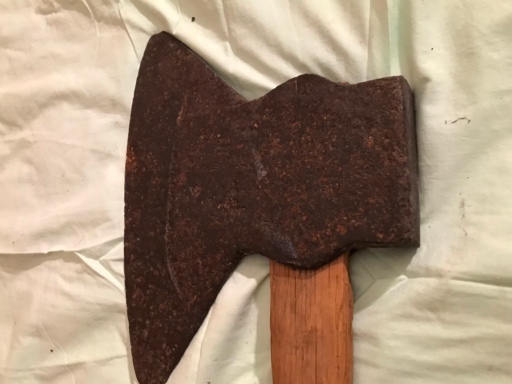 Early Broad Axe W/Handle