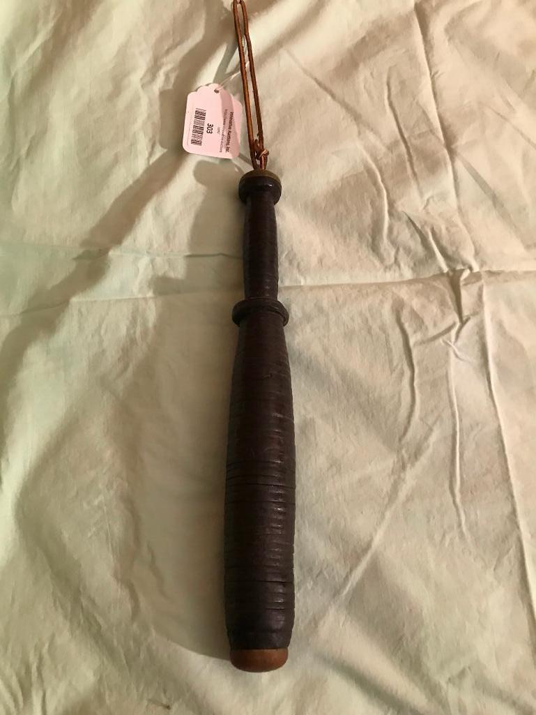 Stacked Leather Night Stick