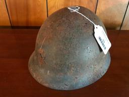 Vintage WW II Military Helmet W/Out Liner