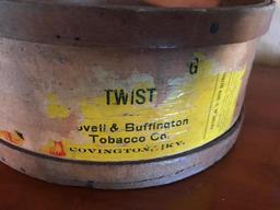 Wooden Twist Tobacco Shipping Box From Covington, Ky.