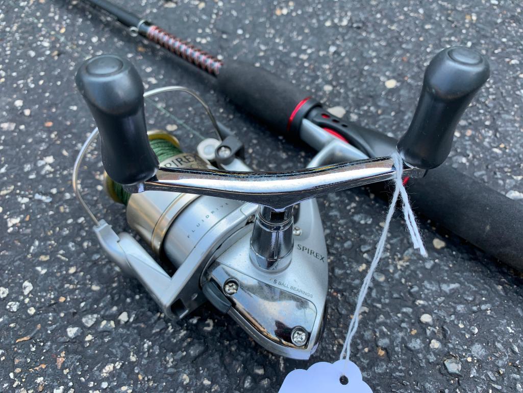 Shimano Spirex 4000FE Reel On Shakespeare GX2 Ugly Stick