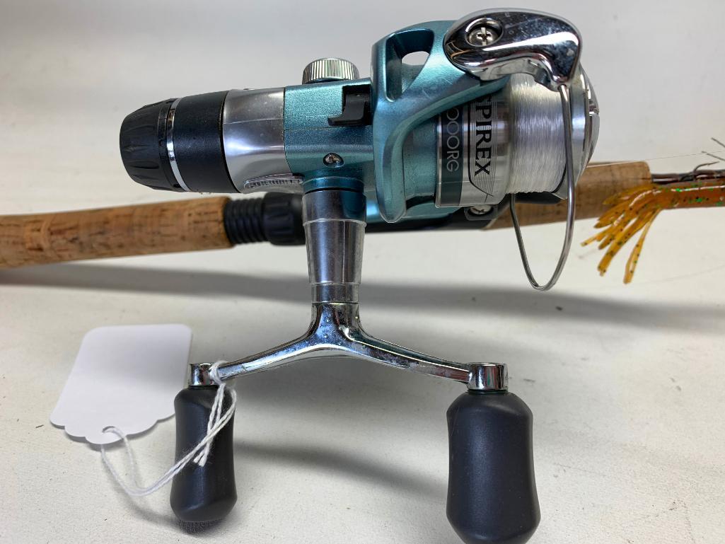 Shimano Spirex 1000RG Fishing Reel On A Fenwick HMX Graphite Rod