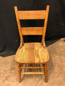 Oak Childs Ladder Back Chair