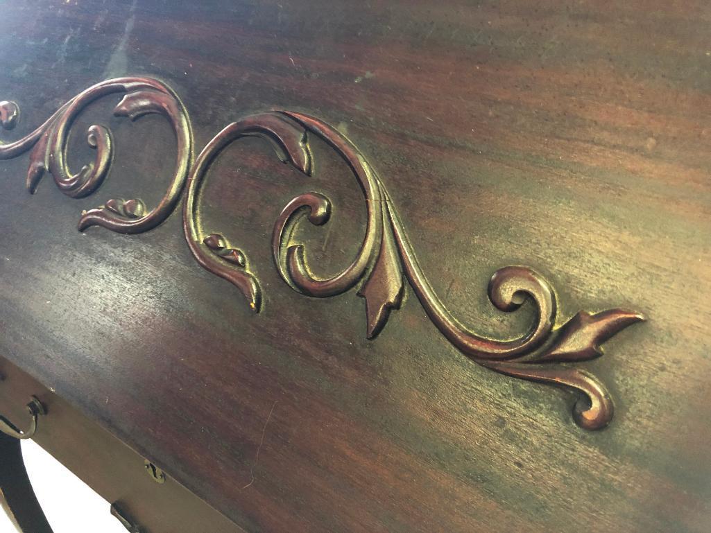 Antique Mahogany Drop Front Desk