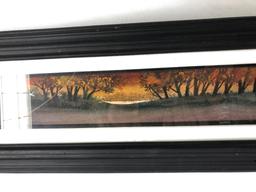 Framed & Matted Watercolor By Lu Fuller