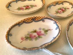 (4) Vintage Hand Painted Nippon Salt Dips