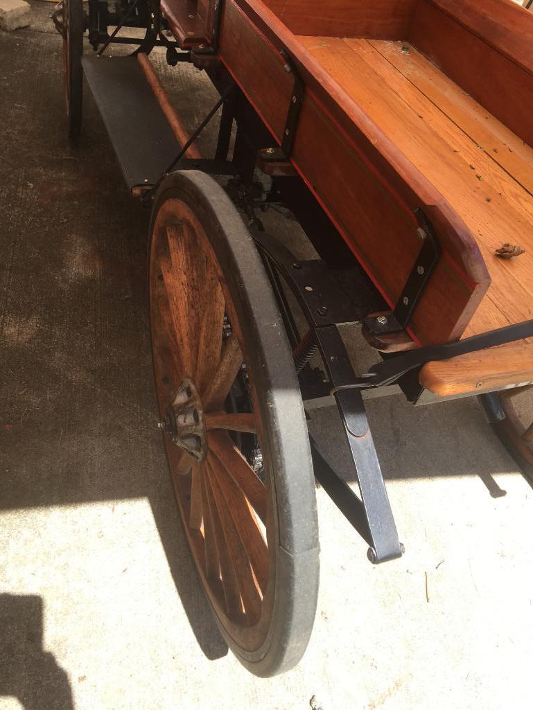 1/3 Scale 1916 International Harvester Corporation Auto Wagon Built By Milton Deets, Dayton, Ohio