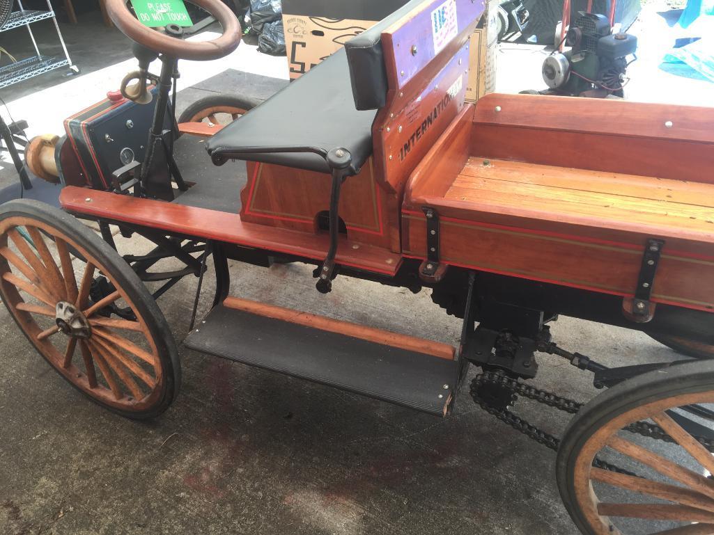 1/3 Scale 1916 International Harvester Corporation Auto Wagon Built By Milton Deets, Dayton, Ohio