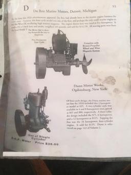 Dubrie Marine Motor From Detroit, Michigan On Cart