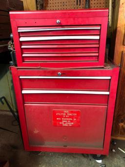 Stacking, Red Tool Box