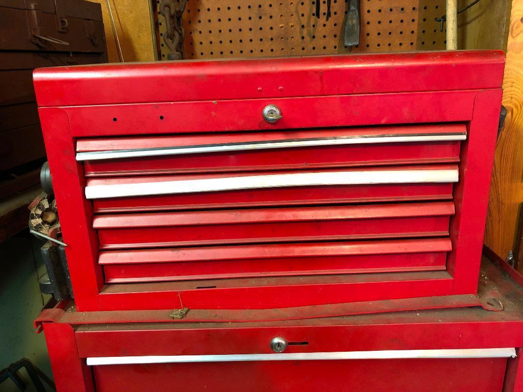 Stacking, Red Tool Box