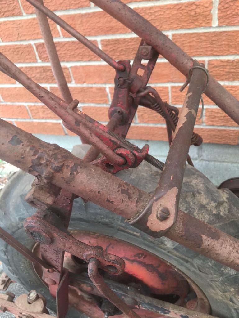 Antique Clinton Rear Tine Plow W/4-Cycle Clinton Engine