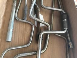 Group Of 3/8" & 1/2" Ratchets & Wrenches