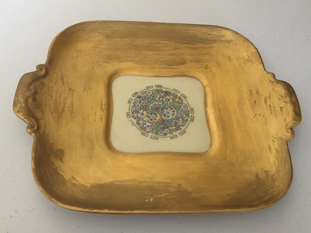 Lenox Belleek Hand Painted Tray