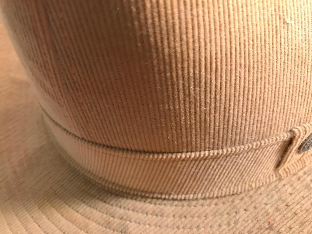 7 3/8th. Corduroy Cowboy Hat