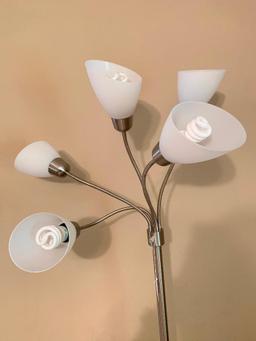 Adjustable 5-Light Floor Lamp