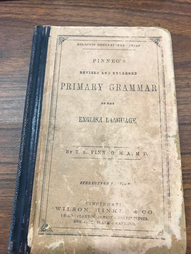 Group of 1800's School Books