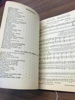 War Songs for Gatherings of Anniversaries and Gatherings of Soldiers Book