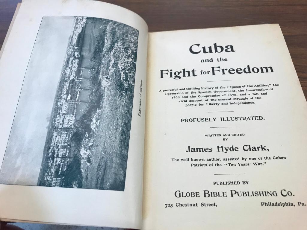 1896 Cuba and the Fight for Freedom Book