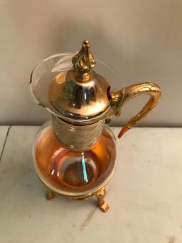 Vintage Plated Corning Coffee Warmer