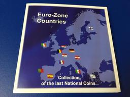 Euro-Zone Countries Collection of Last National Coin Set