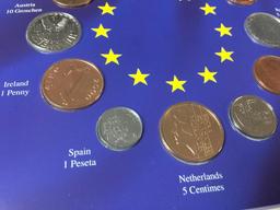 Euro-Zone Countries Collection of Last National Coin Set