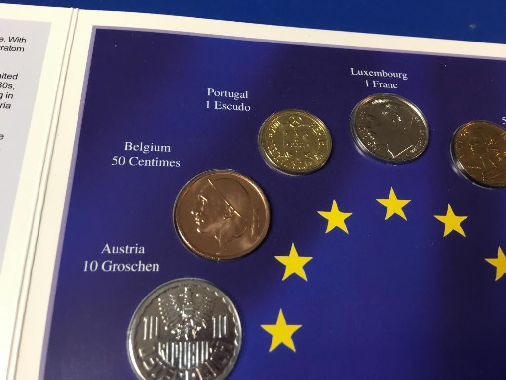 Euro-Zone Countries Collection of Last National Coin Set