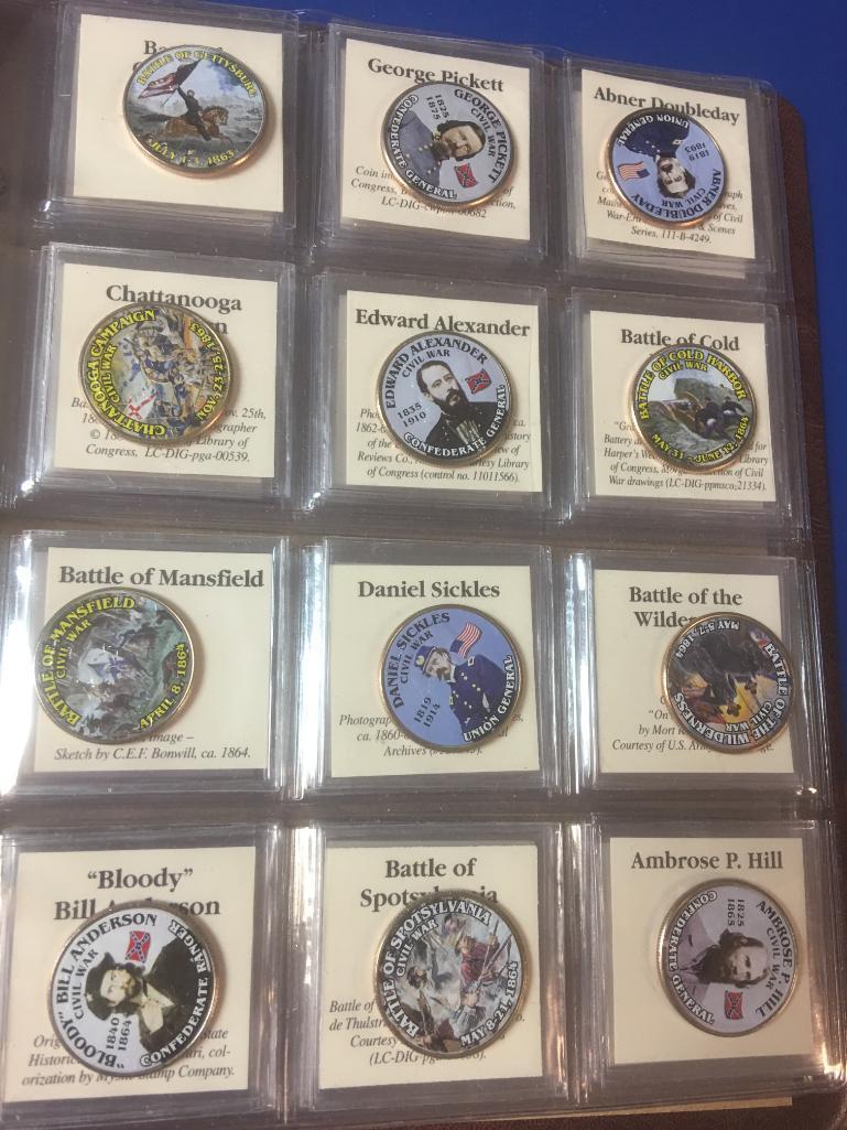 Mystic Stamp Company , Civil War, Half Dollar Coin Collection