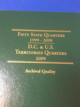 Two Books of Fifty States Quarters