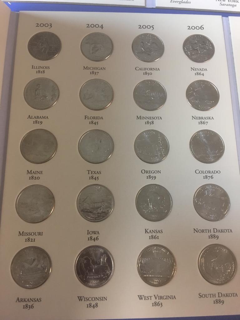 Two Books of Fifty States Quarters