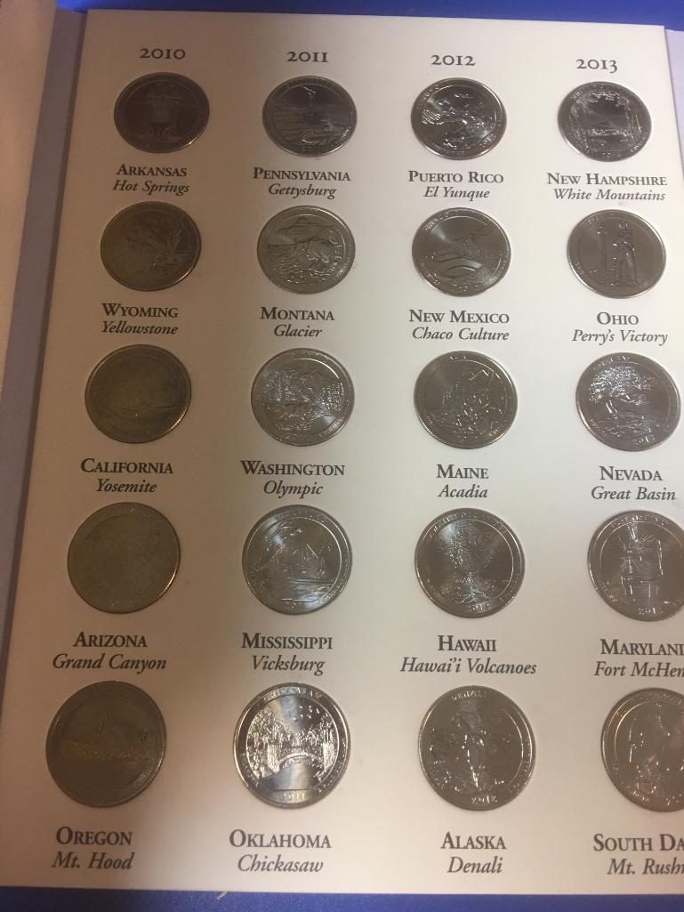 Two Books of Fifty States Quarters