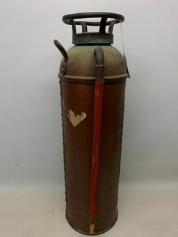 Vintage "Ajax" Brass & Copper Fire Extinguisher
