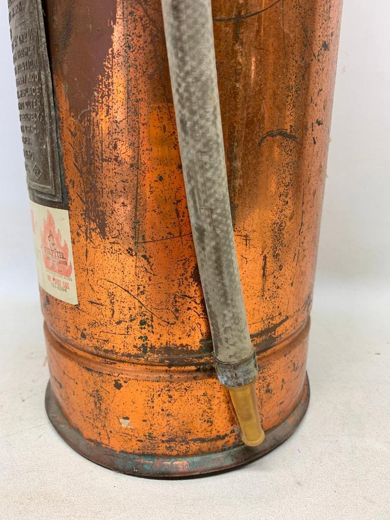 Vintage "Dayton" Copper & Brass Fire Extinguisher