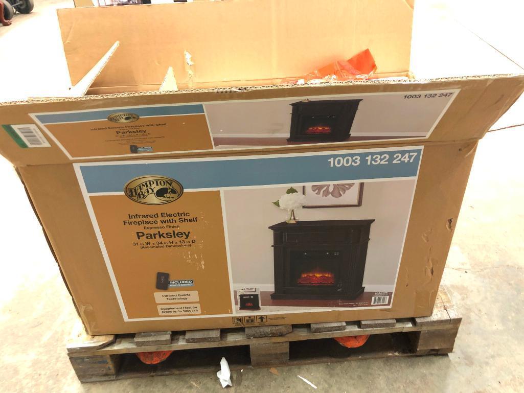 Hampton Bay, Parksley, Infrared Electric Fireplace