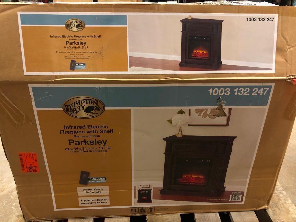 Hampton Bay, Parksley, Infrared Electric Fireplace