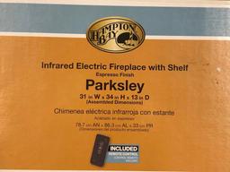 Hampton Bay, Parksley, Infrared Electric Fireplace