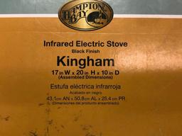 Hampton Bay, Kingham, Infrared Electric Stove with Box