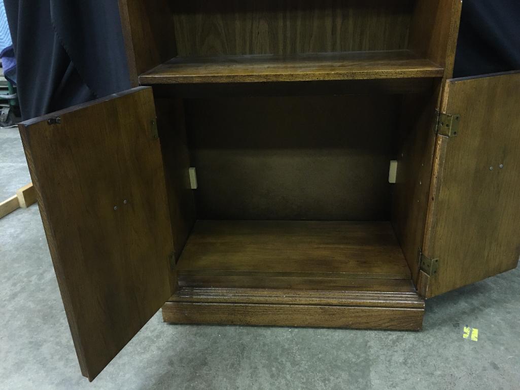 Adjustable Shelf Bookcase W/Storage On Bottom-Nice Quality!