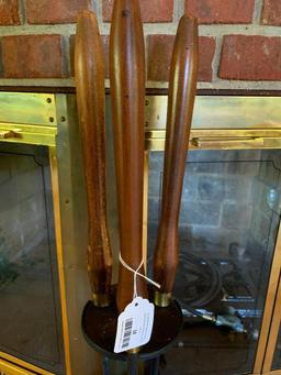 Fireplace Tools In Holder