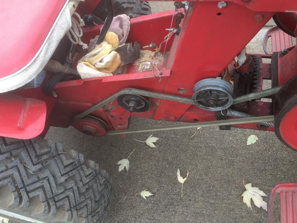 Wild Garden Tractor with Bluffton Hit Miss Motor Mounted on it!