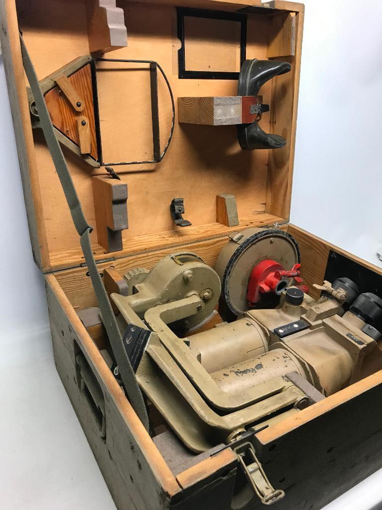 WW II German Tank Binoculars In Original Box W/Accessories