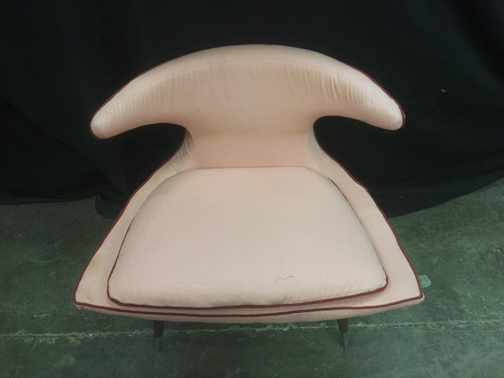 Pink, Modern Living Room Chair, Very Groovy!