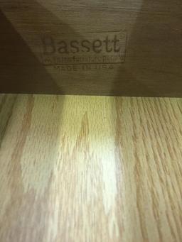 Bassett, Oak Finish Nightstand